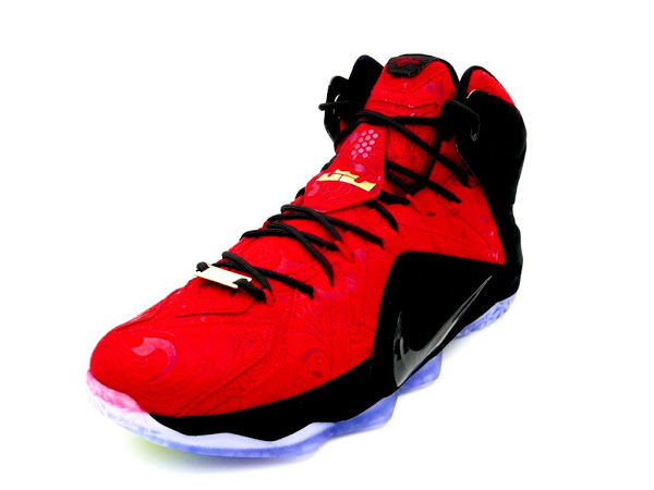lebron 12 ext red paisley