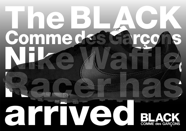 BLACK COMME des GARCONS × NIKE WAFFLE RACERがDSMLにて近日展開 (ブラック・コム デ ギャルソン ナイキ ワッフル レーサー)