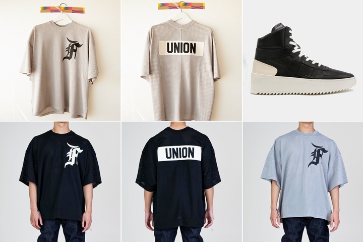 UNION限定！FEAR OF GOD “MESH TEE/BASKET SNEAKERS” (ユニオン フィア
