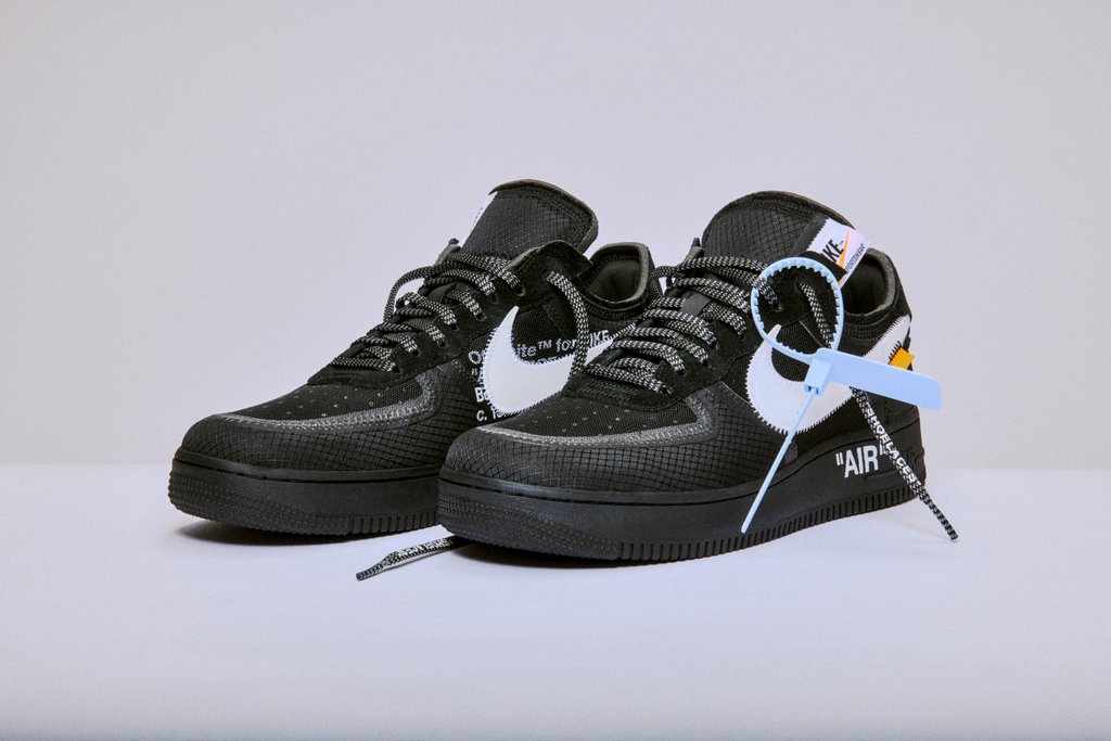 nike off-white air force1 フォース1 黒 30㎝