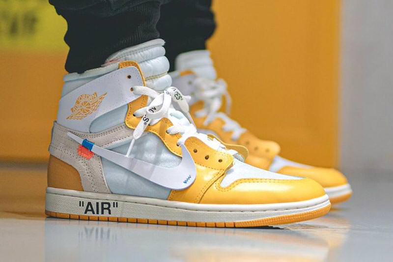 【2025年 発売 の噂？】OFF-WHITE c/o VIRGIL ABLOH × NIKE AIR JORDAN 1 RETRO HIGH “Canary Yellow” (オフホワイト ナイキ エア ジョーダン 1 レトロ ハイ “カナリアイエロー”)