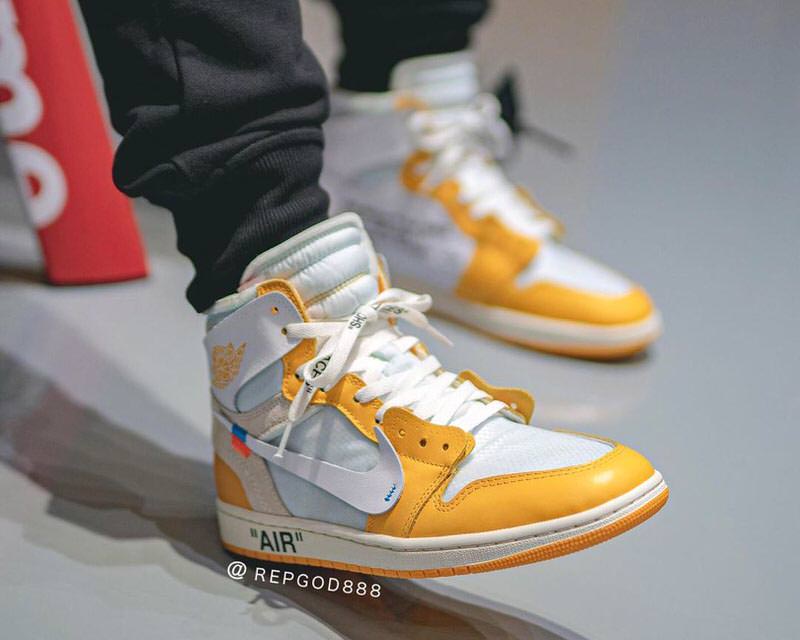 【2025年 発売 の噂？】OFF-WHITE c/o VIRGIL ABLOH × NIKE AIR JORDAN 1 RETRO HIGH “Canary Yellow” (オフホワイト ナイキ エア ジョーダン 1 レトロ ハイ “カナリアイエロー”)