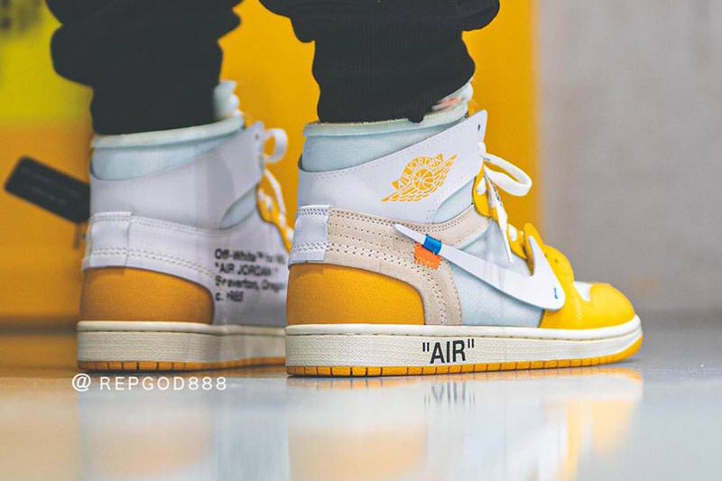 【2025年 発売 の噂？】OFF-WHITE c/o VIRGIL ABLOH × NIKE AIR JORDAN 1 RETRO HIGH “Canary Yellow” (オフホワイト ナイキ エア ジョーダン 1 レトロ ハイ “カナリアイエロー”)