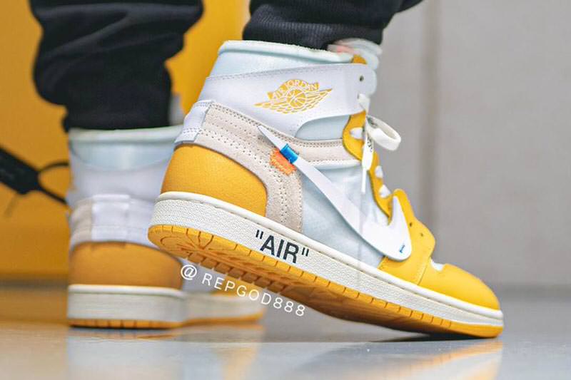 【2025年 発売 の噂？】OFF-WHITE c/o VIRGIL ABLOH × NIKE AIR JORDAN 1 RETRO HIGH “Canary Yellow” (オフホワイト ナイキ エア ジョーダン 1 レトロ ハイ “カナリアイエロー”)