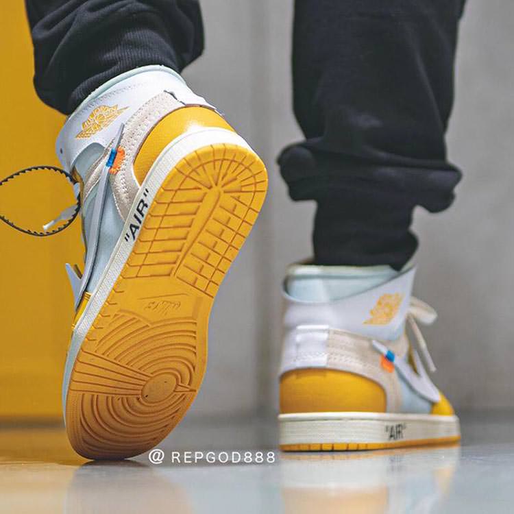 【2025年 発売 の噂？】OFF-WHITE c/o VIRGIL ABLOH × NIKE AIR JORDAN 1 RETRO HIGH “Canary Yellow” (オフホワイト ナイキ エア ジョーダン 1 レトロ ハイ “カナリアイエロー”)