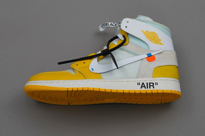 【2025年 発売 の噂？】OFF-WHITE c/o VIRGIL ABLOH × NIKE AIR JORDAN 1 RETRO HIGH “Canary Yellow” (オフホワイト ナイキ エア ジョーダン 1 レトロ ハイ “カナリアイエロー”)