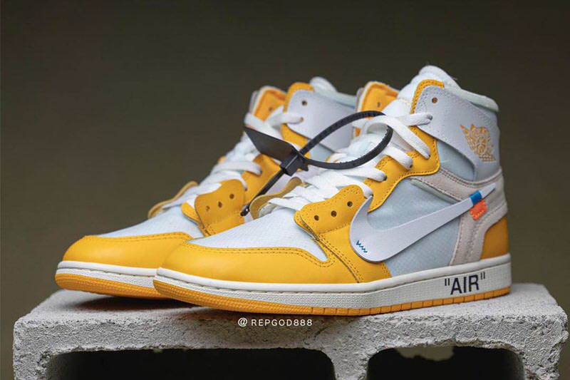 【2025年 発売 の噂？】OFF-WHITE c/o VIRGIL ABLOH × NIKE AIR JORDAN 1 RETRO HIGH “Canary Yellow” (オフホワイト ナイキ エア ジョーダン 1 レトロ ハイ “カナリアイエロー”)