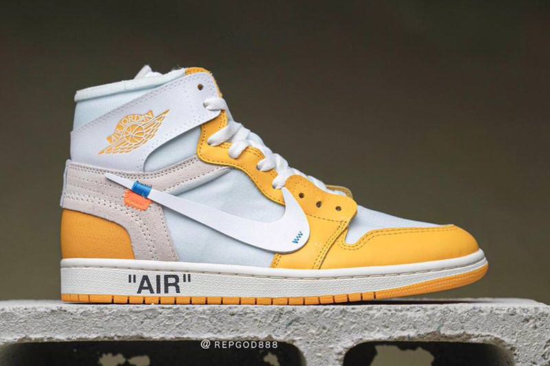 【2025年 発売 の噂？】OFF-WHITE c/o VIRGIL ABLOH × NIKE AIR JORDAN 1 RETRO HIGH “Canary Yellow” (オフホワイト ナイキ エア ジョーダン 1 レトロ ハイ “カナリアイエロー”)