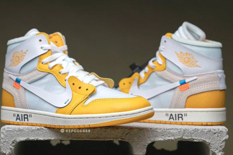 【2025年 発売 の噂？】OFF-WHITE c/o VIRGIL ABLOH × NIKE AIR JORDAN 1 RETRO HIGH “Canary Yellow” (オフホワイト ナイキ エア ジョーダン 1 レトロ ハイ “カナリアイエロー”)