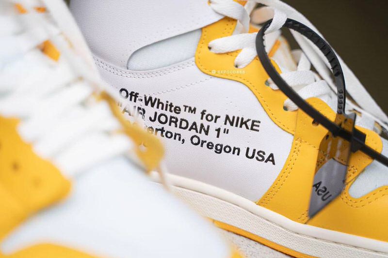 【2025年 発売 の噂？】OFF-WHITE c/o VIRGIL ABLOH × NIKE AIR JORDAN 1 RETRO HIGH “Canary Yellow” (オフホワイト ナイキ エア ジョーダン 1 レトロ ハイ “カナリアイエロー”)