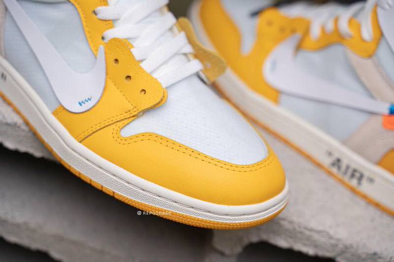 【2025年 発売 の噂？】OFF-WHITE c/o VIRGIL ABLOH × NIKE AIR JORDAN 1 RETRO HIGH “Canary Yellow” (オフホワイト ナイキ エア ジョーダン 1 レトロ ハイ “カナリアイエロー”)