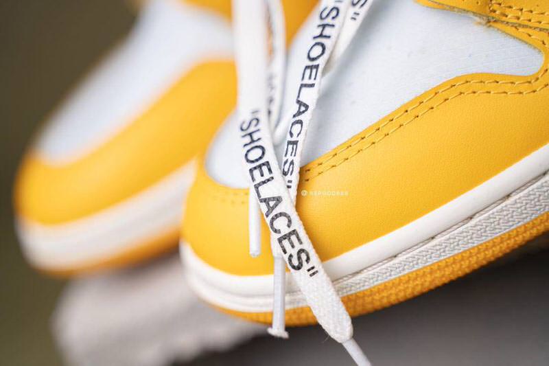 【2025年 発売 の噂？】OFF-WHITE c/o VIRGIL ABLOH × NIKE AIR JORDAN 1 RETRO HIGH “Canary Yellow” (オフホワイト ナイキ エア ジョーダン 1 レトロ ハイ “カナリアイエロー”)