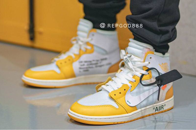 【2025年 発売 の噂？】OFF-WHITE c/o VIRGIL ABLOH × NIKE AIR JORDAN 1 RETRO HIGH “Canary Yellow” (オフホワイト ナイキ エア ジョーダン 1 レトロ ハイ “カナリアイエロー”)