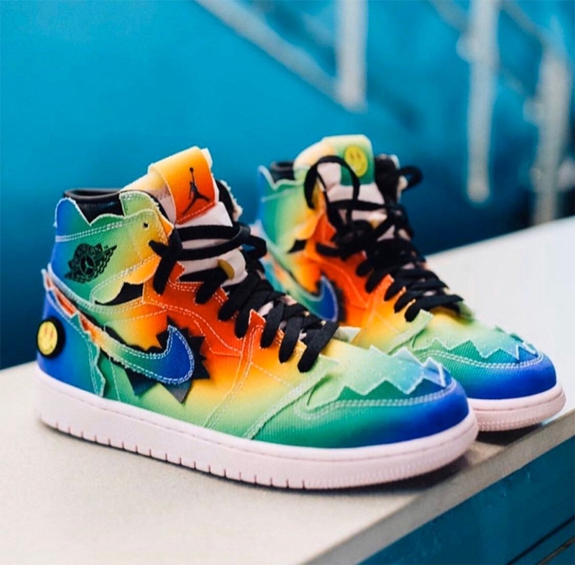 国内 12/8 発売！J Balvin x NIKE AIR JORDAN 1 HIGH (J.バルヴィン ナイキ エア ジョーダン 1 ハイ)  [DC3481-900] | Fullress