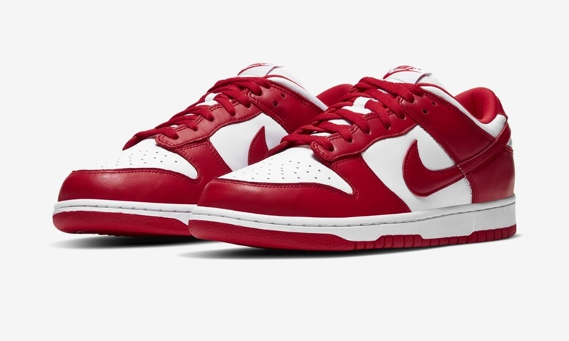 NIKE DUNK LOW SP "WHITE/UNIVERSITY RED"