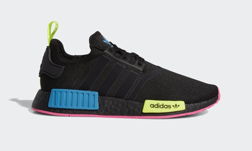 adidas Originals NMD_R1 “Core Black/Bold Aqua/Solar Yellow” (アディダス オリジナルス エヌ エム ディー “コアブラック/ボールドアクア/ソーラーイエロー”) [FY2749]