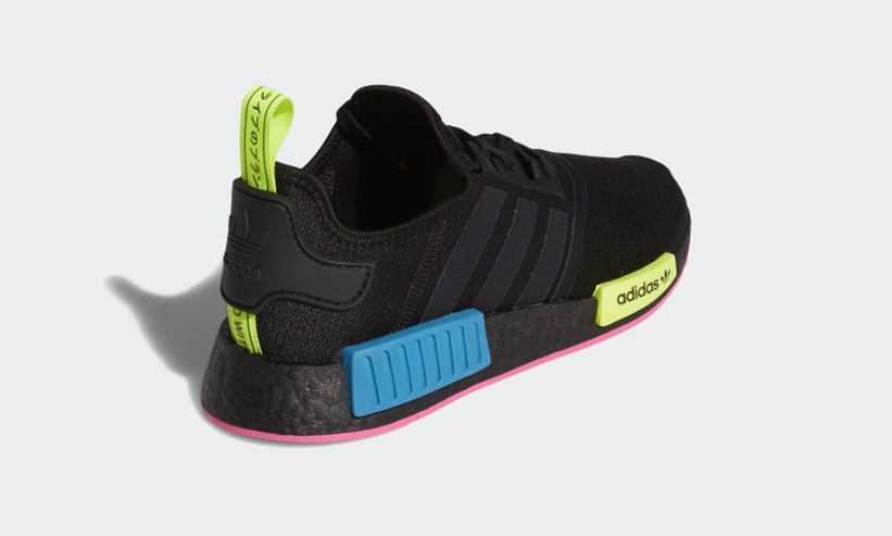 adidas Originals NMD_R1 “Core Black/Bold Aqua/Solar Yellow” (アディダス オリジナルス エヌ エム ディー “コアブラック/ボールドアクア/ソーラーイエロー”) [FY2749]