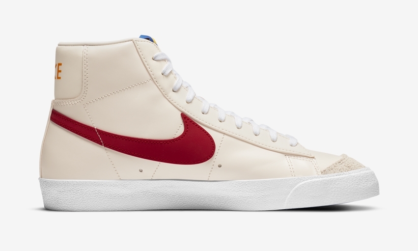 ナイキ ブレーザー ミッド “ベージュ/ブルー/レッド” (NIKE BLAZER MID “Beige/Blue/Red”) [DH0929-800]