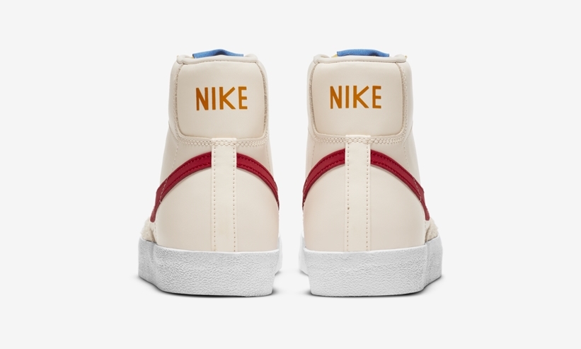 ナイキ ブレーザー ミッド “ベージュ/ブルー/レッド” (NIKE BLAZER MID “Beige/Blue/Red”) [DH0929-800]