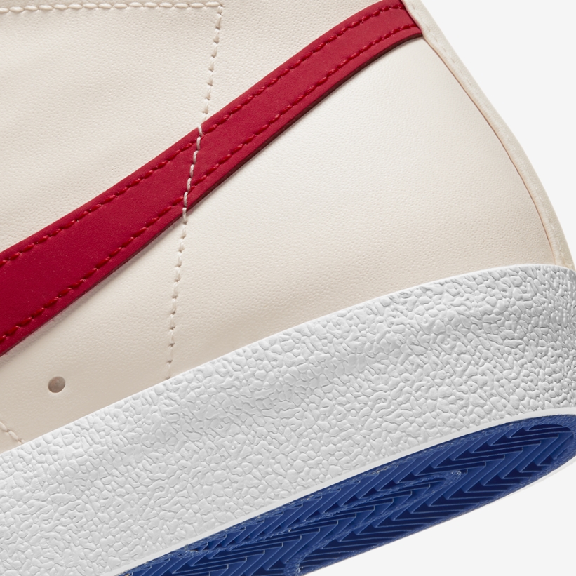 ナイキ ブレーザー ミッド “ベージュ/ブルー/レッド” (NIKE BLAZER MID “Beige/Blue/Red”) [DH0929-800]