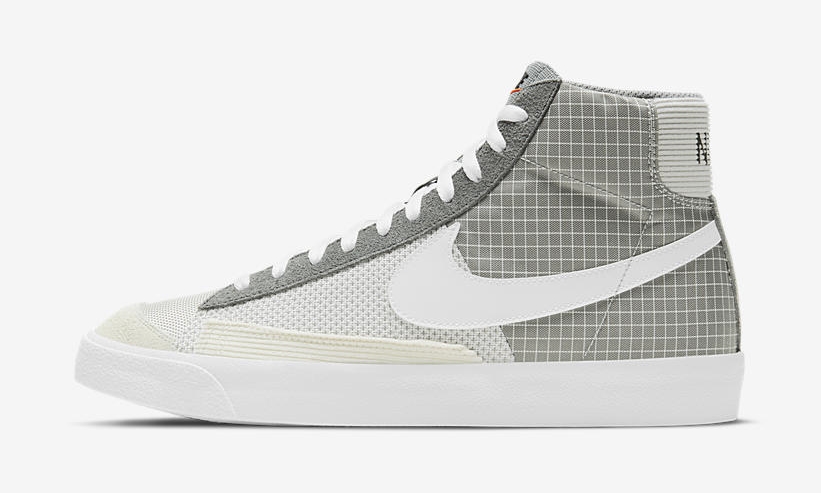 ナイキ ブレーザー ミッド 77 パッチ “スモークグレー” (NIKE BLAZER MID 77 PATCH “Smoke Grey”) [DD1162-001]