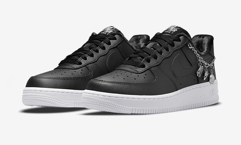 【国内 11/11 発売】ナイキ エア フォース 1 ロー LX “ブラックペンダント” (NIKE AIR FORCE 1 LOW LX “Black Pendants”) [DD1525-001]