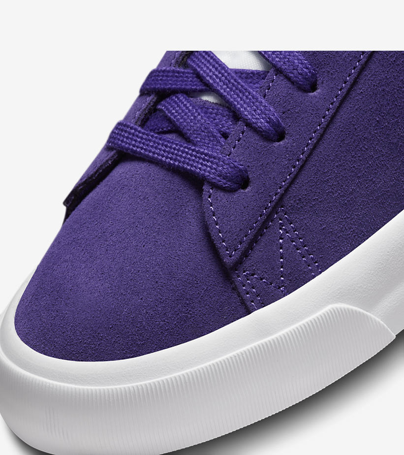 ナイキ SB ズーム ブレーザー ロー プロ GT “パープル/ホワイト/ガム” (NIKE SB ZOOM BLAZER LOW PRO GT “Purple/White/Gum”) [DC7695-500]