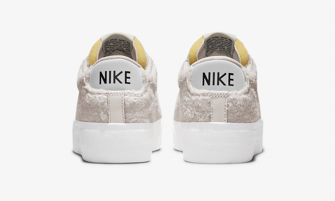 ナイキ ウィメンズ ブレーザー ロー プラットフォーム “ライトボーン/ブラック” (NIKE WMNS BLAZER LOW PLATFORM “Light Bone/Black”) [DO6715-001]