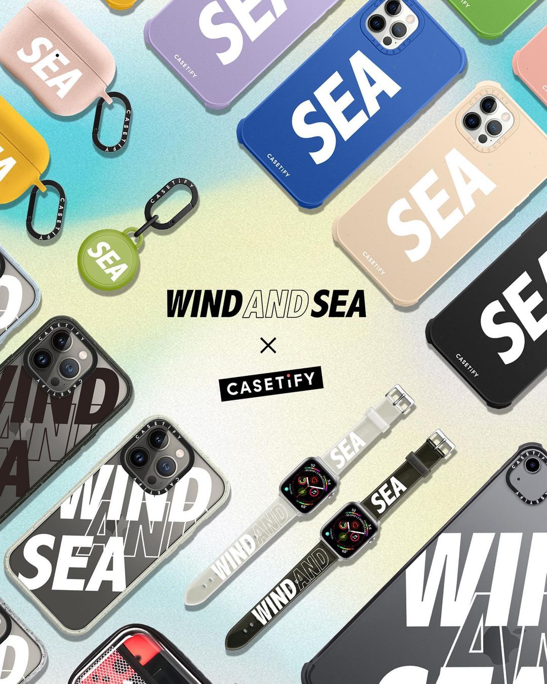 スマホ/家電/カメラWIND AND SEA CASETiFY ウィンダンシー iPhoneケース