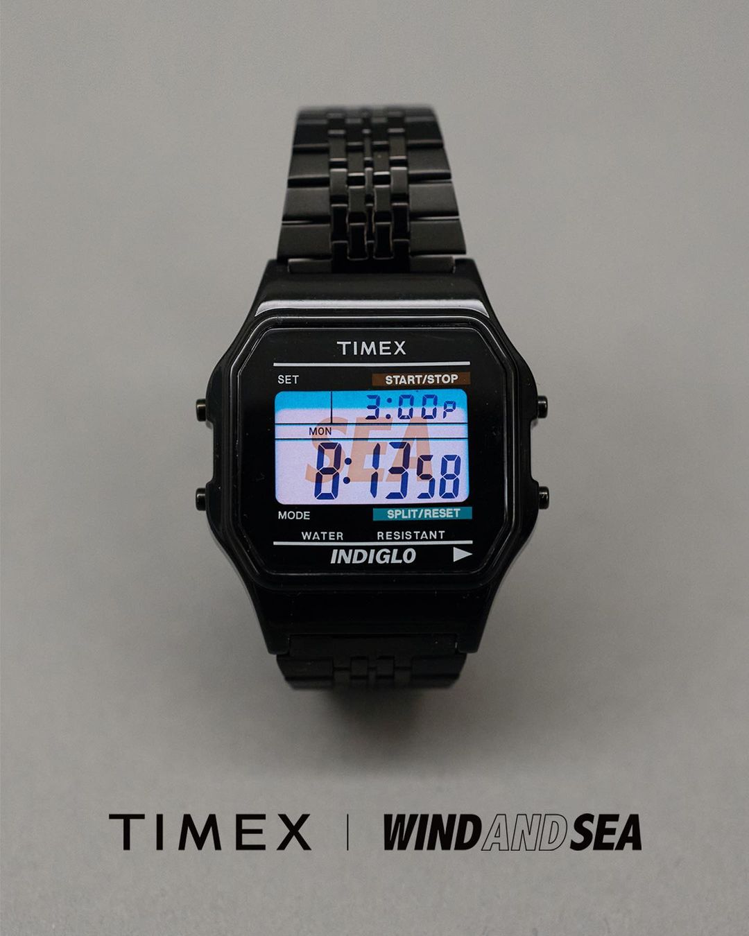 新WIND AND SEA(ウィンダンシー)×TIMEX 時計 デジタルウォッチ