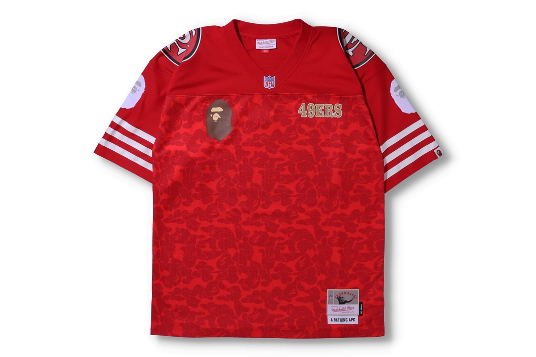 12/18 発売！A BATHING APE × MITCHELL & NESS / NFL 2021 (ア ベイシング エイプ ミッチェルアンドネス)