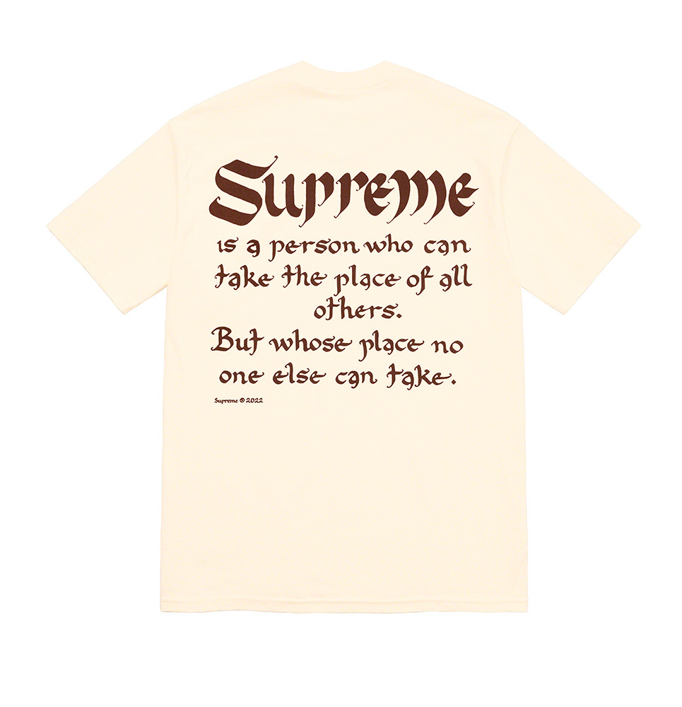 【SUPREME 2022 S/S (シュプリーム 2022年春夏)】SSUPREME 2022 S/S セールが日本時間 7/26 00:00~予定