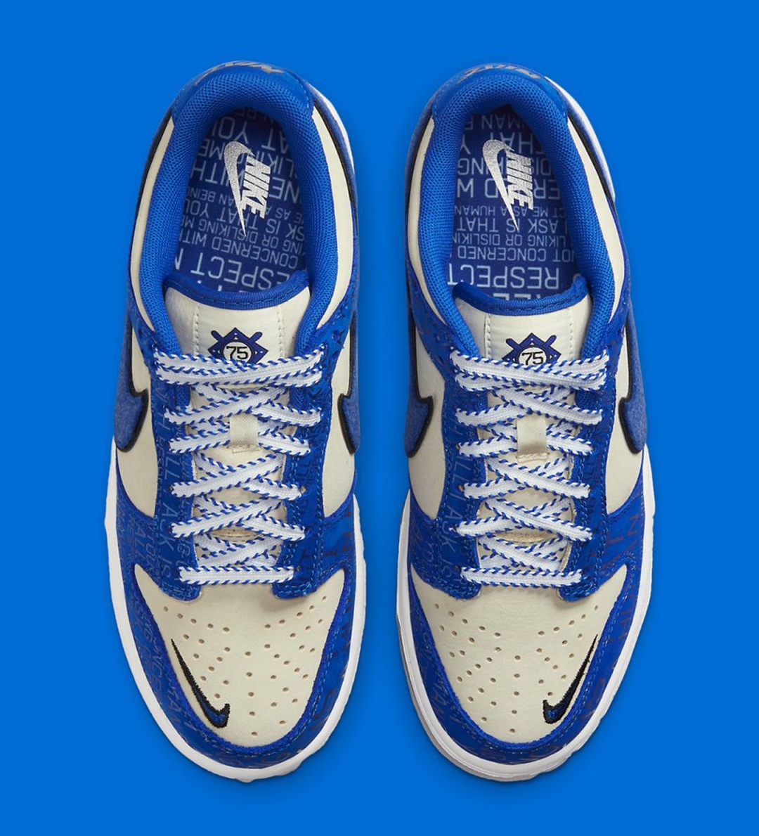 海外 7/19 発売予定！ナイキ ダンク ロー “ジャッキー・ロビンソン/ブレーキングバリア″ (NIKE DUNK LOW “Jackie Robinson/Breaking Barriers”) [DV2122-400]