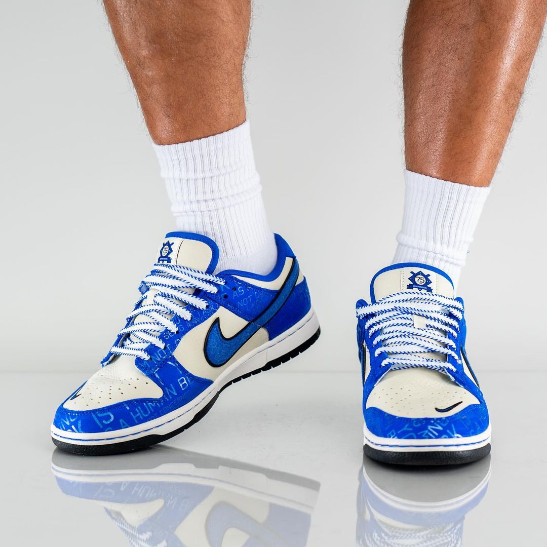 海外 7/19 発売予定！ナイキ ダンク ロー “ジャッキー・ロビンソン/ブレーキングバリア″ (NIKE DUNK LOW “Jackie Robinson/Breaking Barriers”) [DV2122-400]