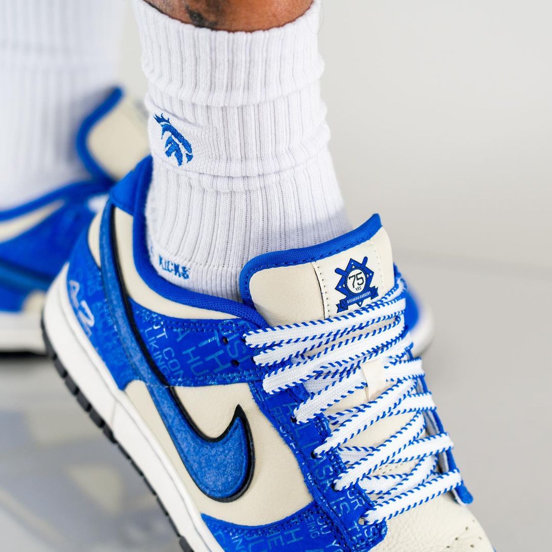 海外 7/19 発売予定！ナイキ ダンク ロー “ジャッキー・ロビンソン/ブレーキングバリア″ (NIKE DUNK LOW “Jackie Robinson/Breaking Barriers”) [DV2122-400]