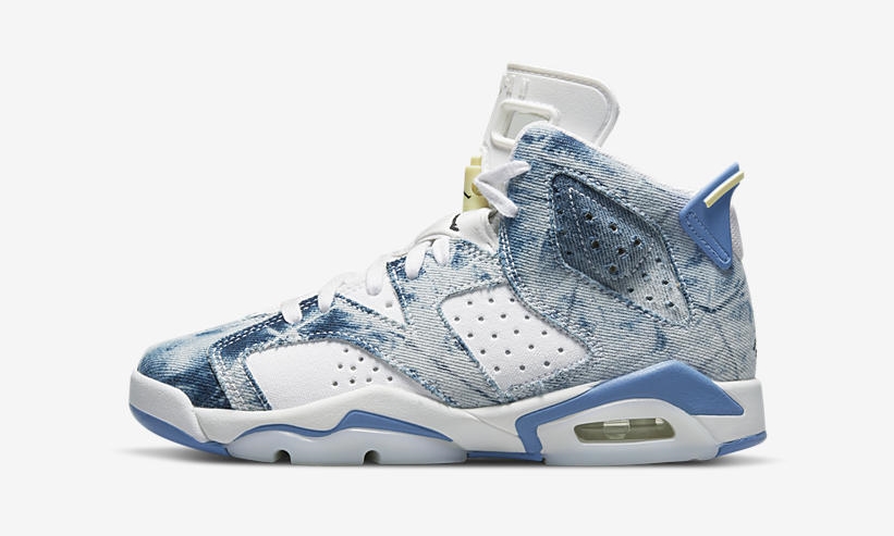 【国内 4/22 発売】ナイキ GS エア ジョーダン 6 “アシッド ウォッシュ デニム” (NIKE GS AIR JORDAN 6 “Acid Wash Denim”) [DM9045-100/DX6176-100]