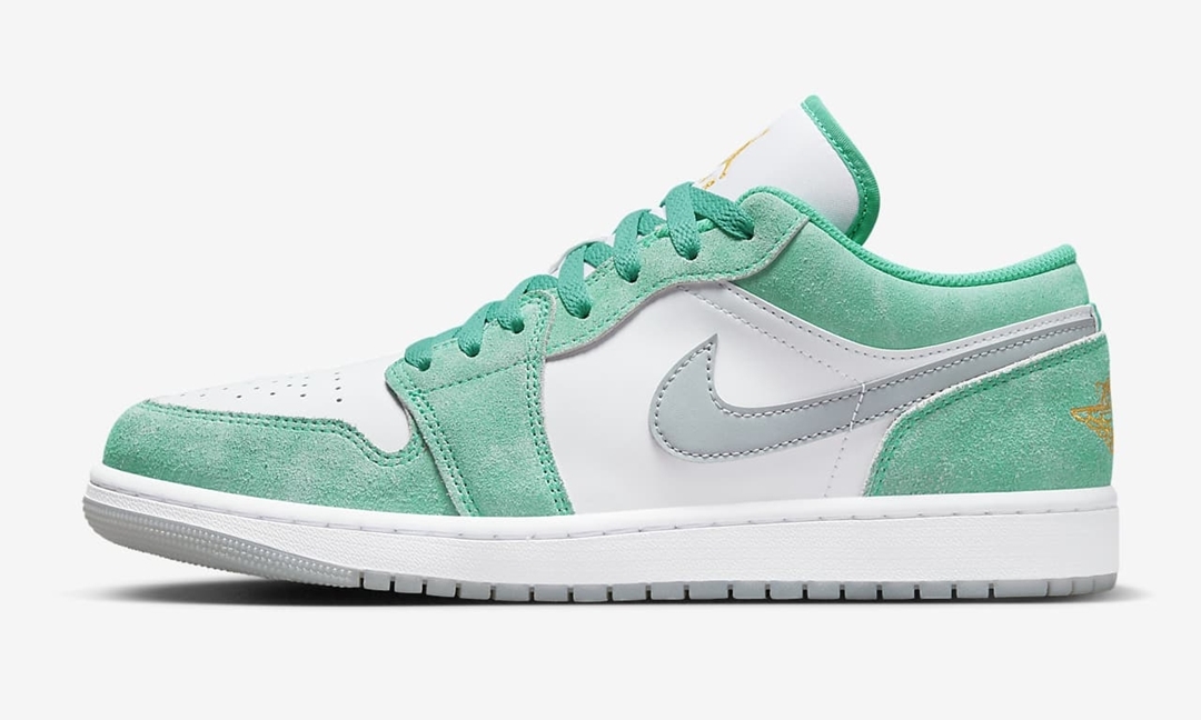 【国内 8/18 発売】ナイキ エア ジョーダン 1 ロー スエード “グリーン” (NIKE AIR JORDAN 1 LOW SUEDE “Green”) [DN3705-301]