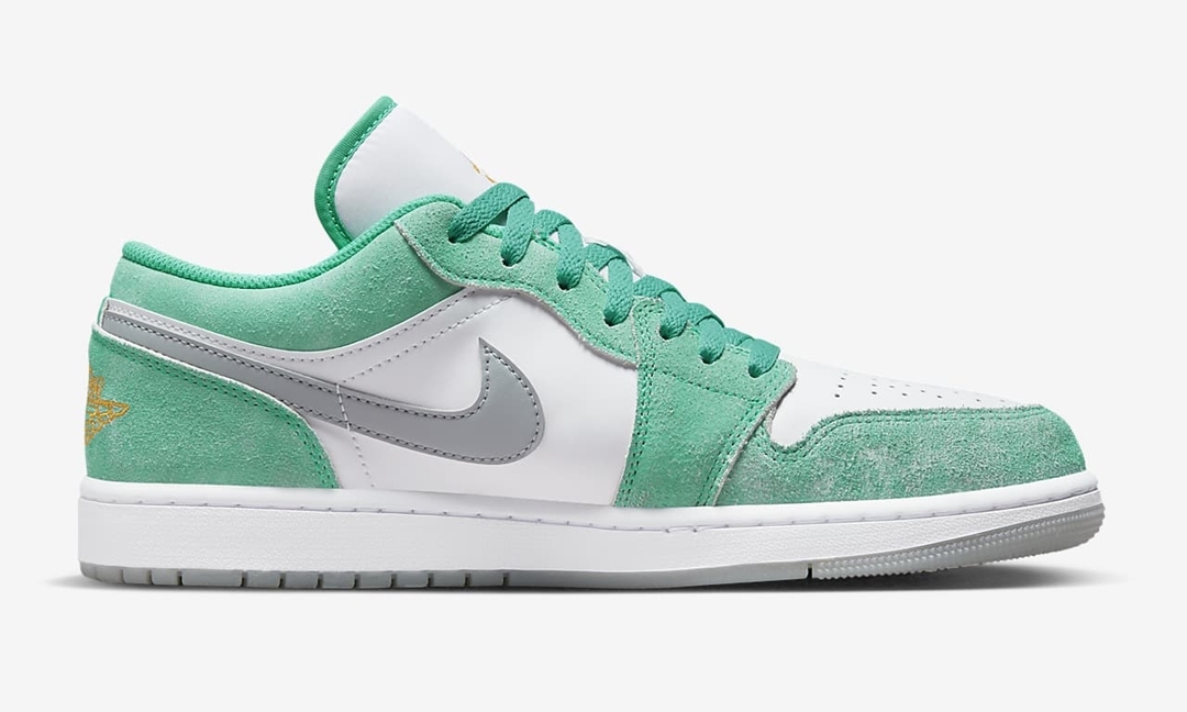 【国内 8/18 発売】ナイキ エア ジョーダン 1 ロー スエード “グリーン” (NIKE AIR JORDAN 1 LOW SUEDE “Green”) [DN3705-301]