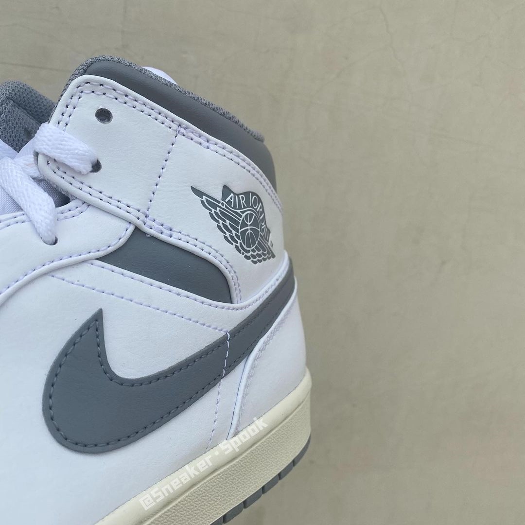 【国内 7/23 発売】ナイキ エア ジョーダン 1 ミッド “ビンテージグレー” (NIKE AIR JORDAN 1 MID “Vintage Grey”) [554724-135]