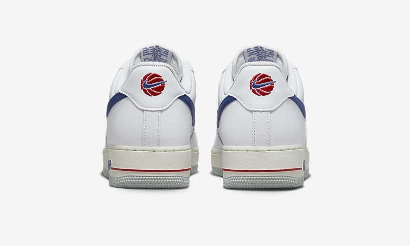 Air force 1 low overbranding white red blue sale