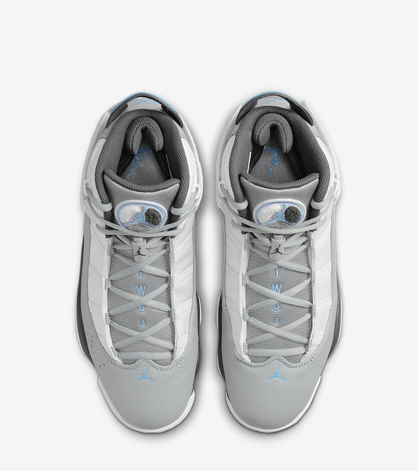 海外発売！ナイキ エア ジョーダン シックス リングス “クールグレー/ユニバーシティブルー” (NIKE AIR JORDAN SIX RINGS {6 RINGS} “Cool Grey/University Blue”) [322992-110]