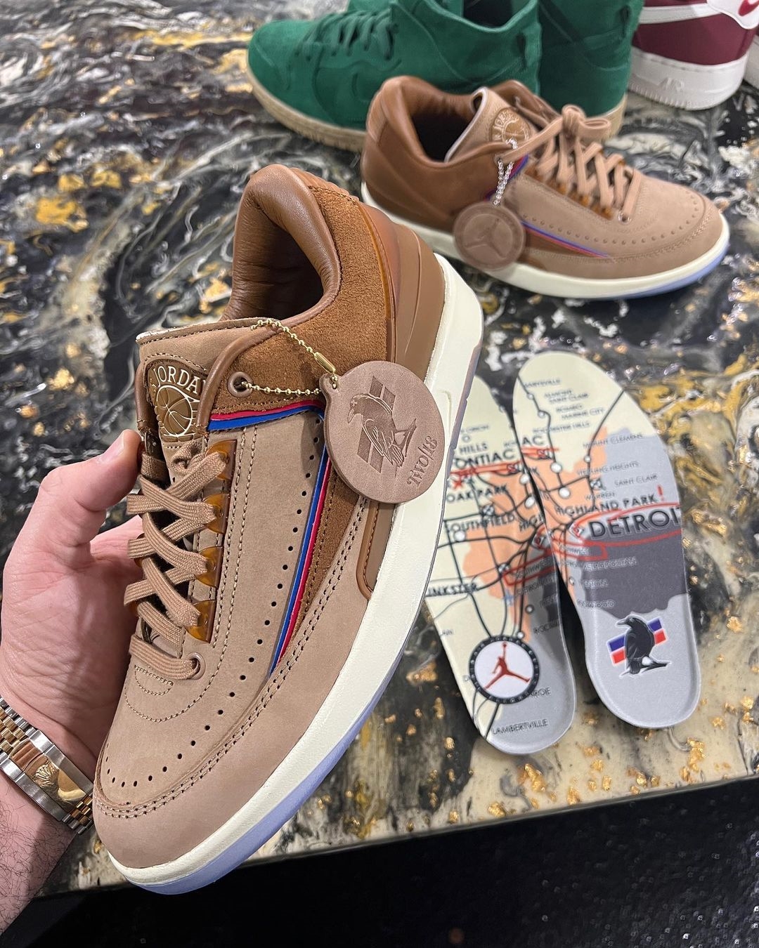 【国内 10/21 発売】Two 18 × NIKE AIR JORDAN 2 LOW SP “Grey/Brown” (トゥーエイティーン ナイキ エア ジョーダン 2 ロー SP “グレー/ブラウン”) [DV7129-222]