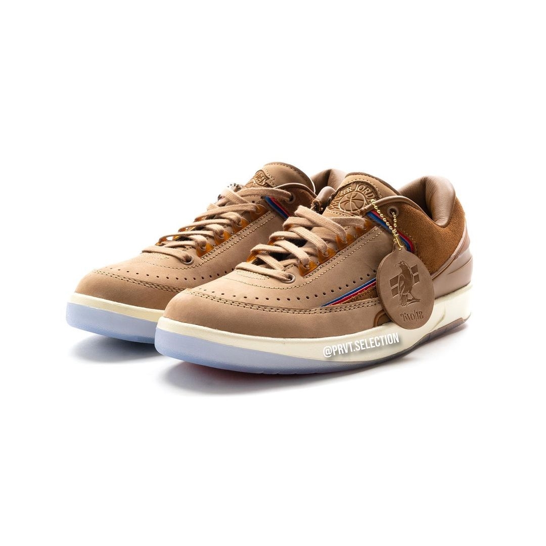 【国内 10/21 発売】Two 18 × NIKE AIR JORDAN 2 LOW SP “Grey/Brown” (トゥーエイティーン ナイキ エア ジョーダン 2 ロー SP “グレー/ブラウン”) [DV7129-222]