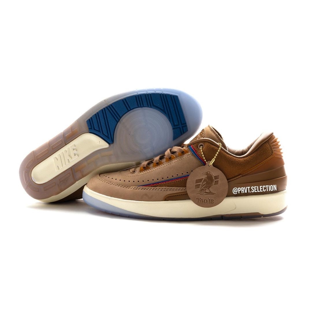 【国内 10/21 発売】Two 18 × NIKE AIR JORDAN 2 LOW SP “Grey/Brown” (トゥーエイティーン ナイキ エア ジョーダン 2 ロー SP “グレー/ブラウン”) [DV7129-222]