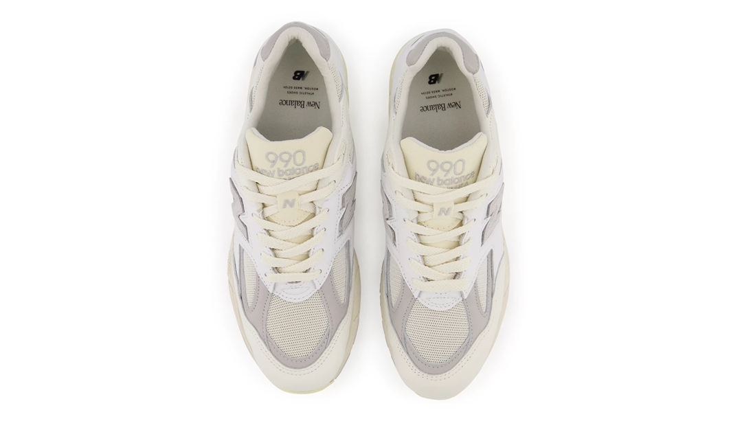 【国内 7/7 発売】「Aimé Leon Dore/Teddy Santis」が手掛ける、New Balance M990v2 TC2 “White” Made in USA (ニューバランス “ホワイト” メイドインUSA)