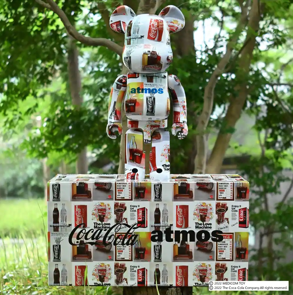 7/16 発売！BE@RBRICK × atmos × Coca-Cola 1000% TYPE-5 (ベア