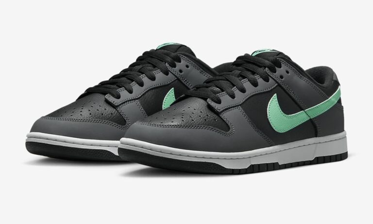 海外 12/1 発売予定！ナイキ ダンク ロー レトロ “アイアングレー/グリーングロー” (NIKE DUNK LOW RETRO “Iron  Grey/Green Glow”) [FB3359-001] | Fullress