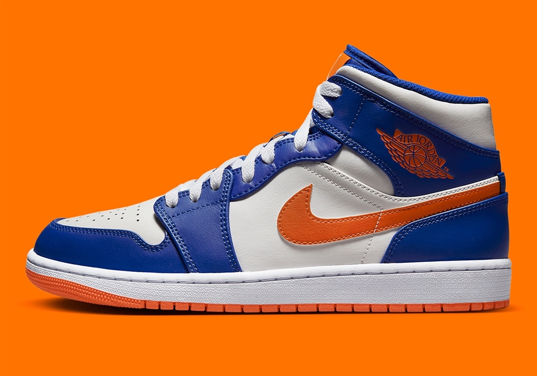 海外 1/31 発売予定！ナイキ エア ジョーダン 1 ミッド “ニックス/オレンジ/ロイヤル” (NIKE AIR JORDAN 1 MID “Knicks/Orange/Royal”) [FD1029-400]