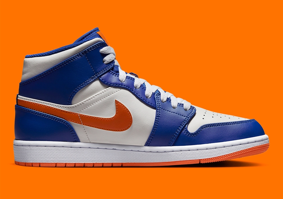 海外 1/31 発売予定！ナイキ エア ジョーダン 1 ミッド “ニックス/オレンジ/ロイヤル” (NIKE AIR JORDAN 1 MID “Knicks/Orange/Royal”) [FD1029-400]