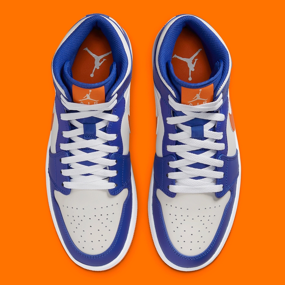 海外 1/31 発売予定！ナイキ エア ジョーダン 1 ミッド “ニックス/オレンジ/ロイヤル” (NIKE AIR JORDAN 1 MID “Knicks/Orange/Royal”) [FD1029-400]